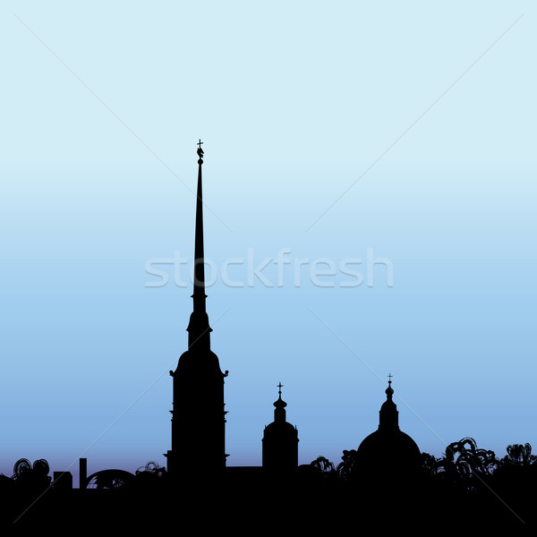 St. Petersburg landmark, Russia. Saint Peter and Paul Cathedral  Stock photo © Terriana