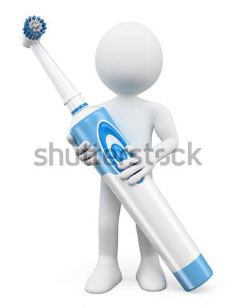Zahnarzt Zahnbürste Zahnpasta gerendert groß Auflösung Stock foto © texelart