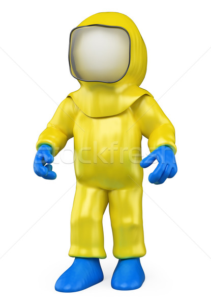 3D 白為民 隔離 訴訟 男子 商業照片 © texelart