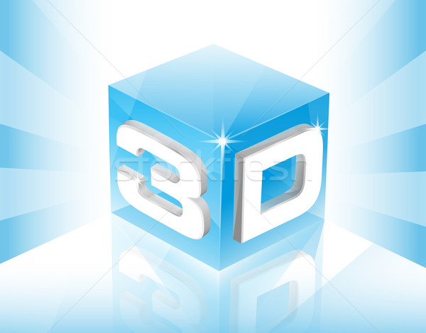3D Cube Stock photo © TheModernCanvas