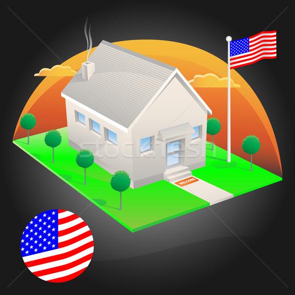 American House Stock photo © TheModernCanvas