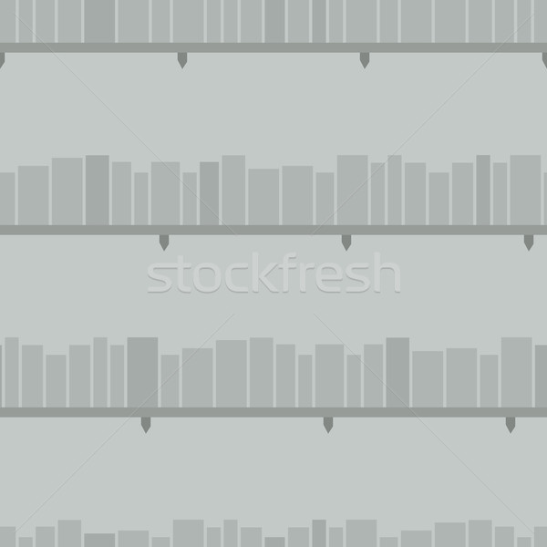 Simple estantería sin costura azulejo libros gráfico Foto stock © Theohrm