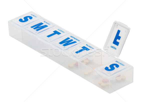 7 day Pill Box Stock photo © Theohrm
