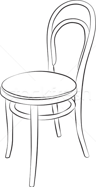 Chair Drawing Stock photo © Theohrm