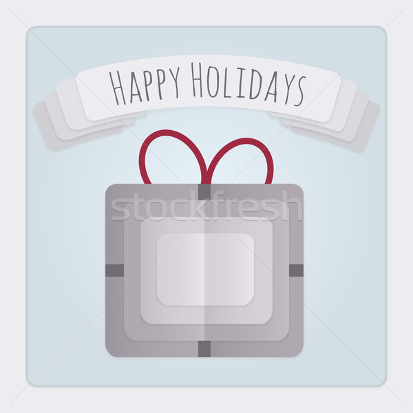 Present Holidays Card Stock photo © Theohrm