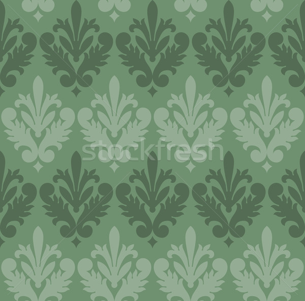 Seamless Victorian Wallpaper Stock photo © Theohrm