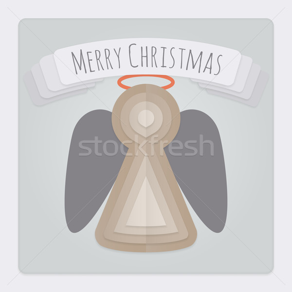 Angel Christmas Card Stock photo © Theohrm