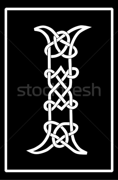 Celtic Knotwork I Stock photo © Theohrm