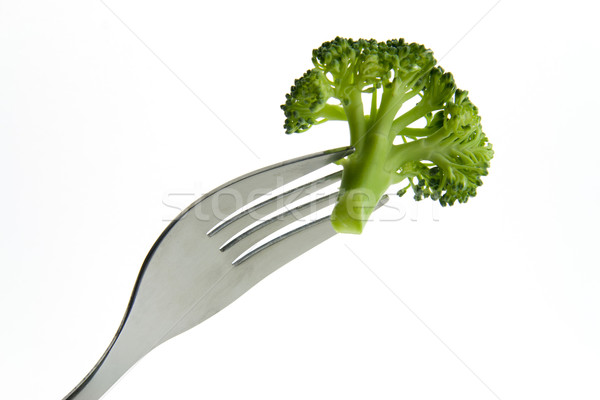 Brocoli fourche alimentaire nature vert salade [[stock_photo]] © TheProphet