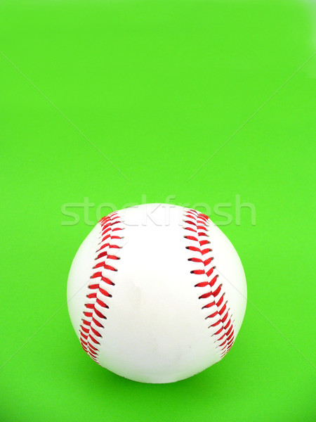 Piłka zielone baseball czerwony biały narzędzi Zdjęcia stock © TheProphet