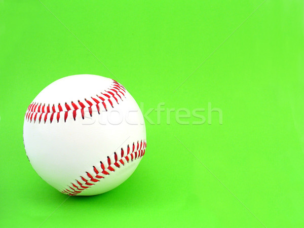 Balle baseball vert rouge blanche engins [[stock_photo]] © TheProphet