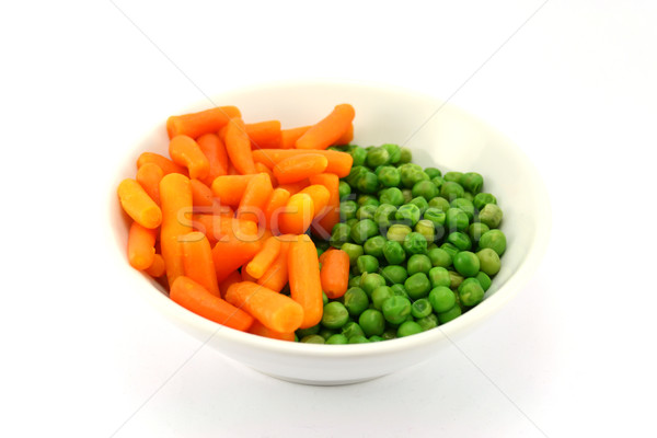 Bol santé carottes vert pois légumes [[stock_photo]] © TheProphet