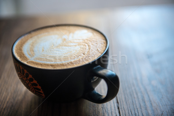 Stockfoto: Vers · beker · hot · koffie · mooie · ontwerp