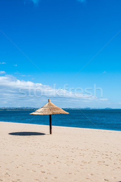 Peaceful beach resort sun shelter Stock photo © thisboy