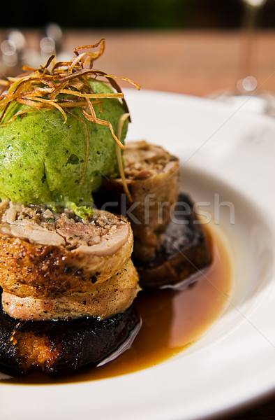 Chicken Roulade Stock photo © thisboy