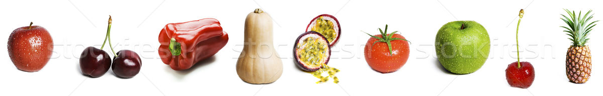 Fruct legume proaspăt organic Imagine de stoc © thisboy
