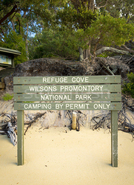 Refuge Cove Sign Stock photo © THP