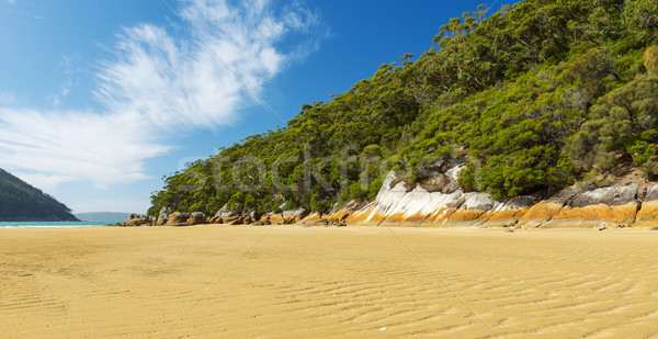 Sand Patterns On Beach Stock photo © THP