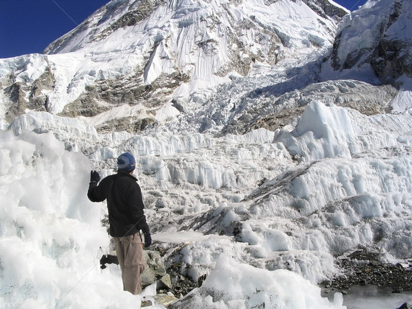 Everest campamento Monte Everest puesta de sol luz viaje Foto stock © THP