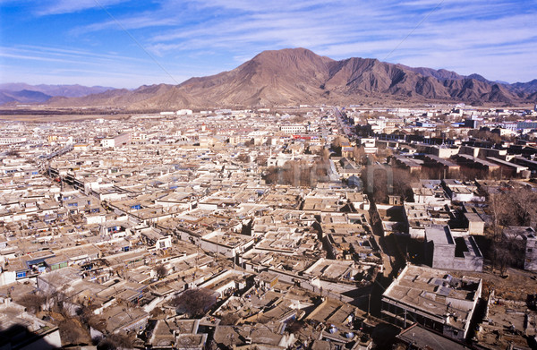 Ville une villes tibet urbaine asian [[stock_photo]] © THP