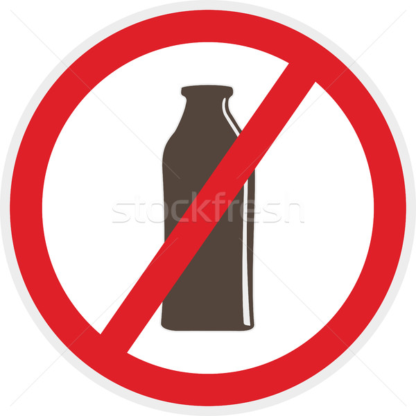 Dairy Free Icon Flat Stock photo © THP