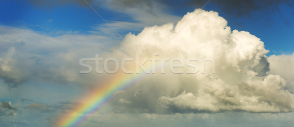 Rainbow spectaculaire lumineuses couleurs up [[stock_photo]] © THP