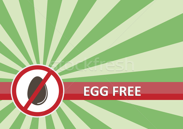 Egg Free Banner Stock photo © THP