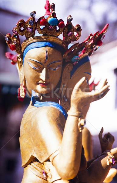 Rurale tibet home Asia Foto d'archivio © THP