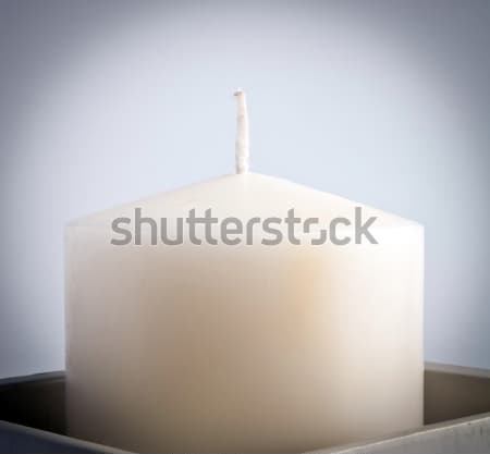 White Candle Stock photo © THP