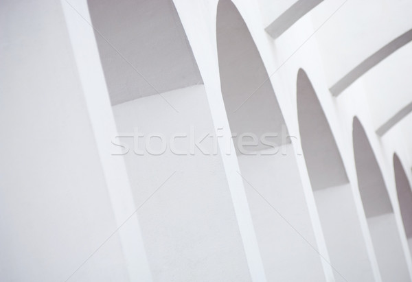 Branco lavar abstrato arquitetura forma Foto stock © THP