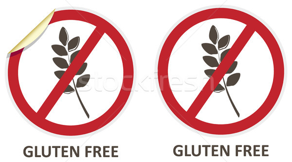 Gluten Free Icons Stock photo © THP