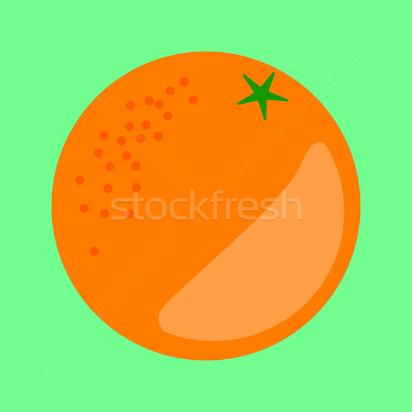 Orange Fruit Vector Stock photo © THP