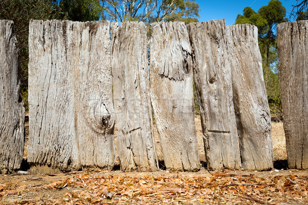 Old Wooden Fence Stock photo © THP