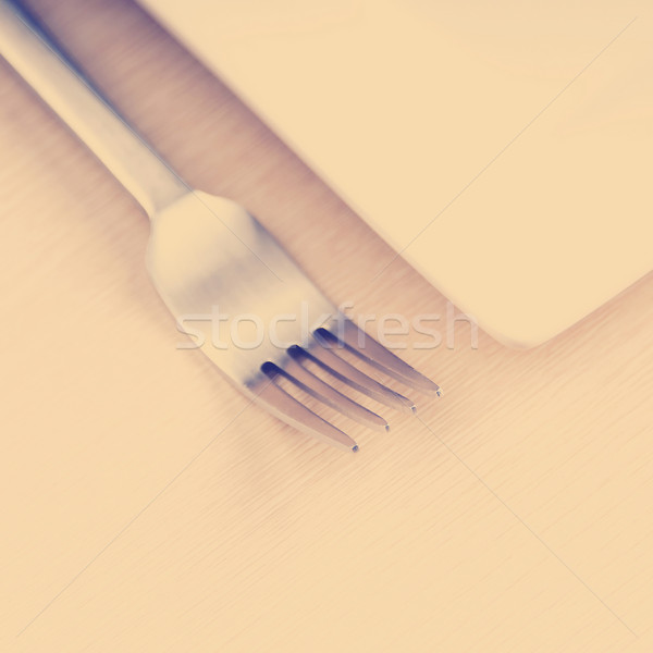 Fork and Plate Stock photo © THP