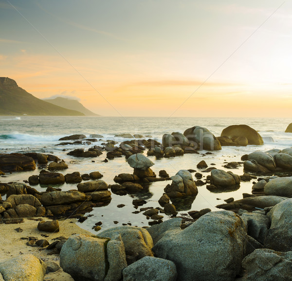 South African Ocean Sunset Stock photo © THP