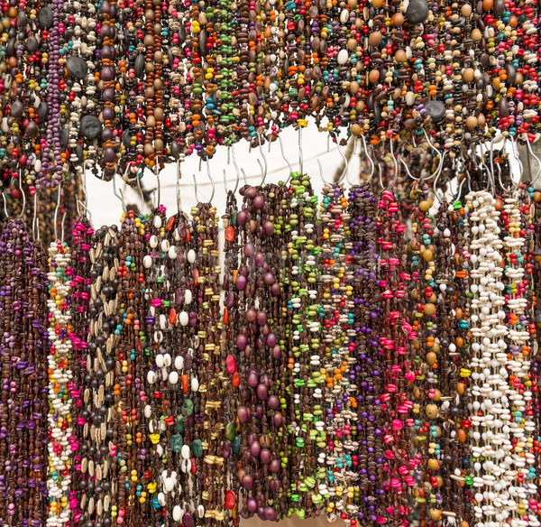 Colorful Beads As Background Texture Stock photo © THP