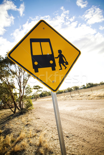 Stock photo: Bus Stop