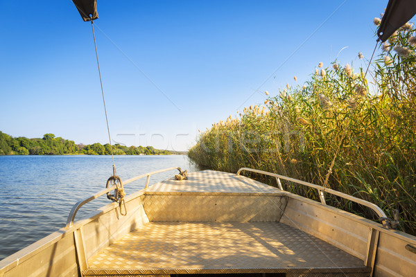 Stock photo: Boat On Namibia Side Of Chobe River