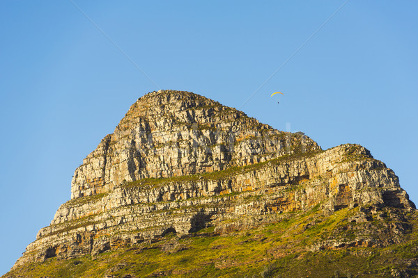 Paraglider Over Signal Hill In Cape Town South Africa Stock photo © THP