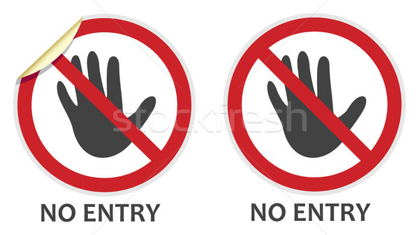 No Entry Sign Stock photo © THP