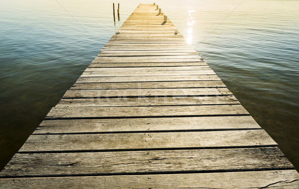 Wooden Jetty Background Stock photo © THP