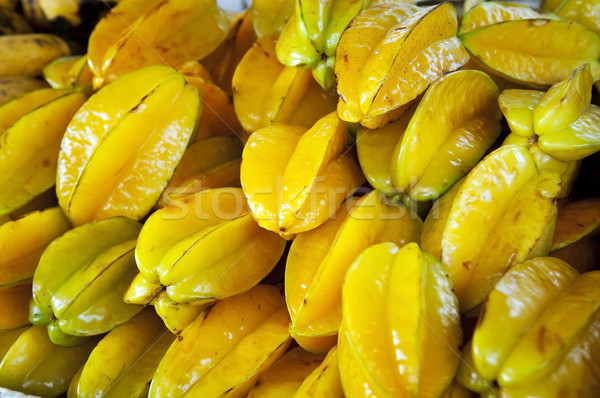 Imagine de stoc: Stea · fruct · tropical · alimente · fundal