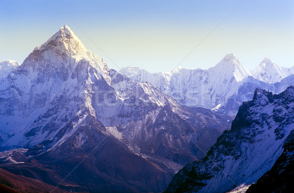 Himalaya montanas espectacular montana paisaje Monte Everest Foto stock © THP