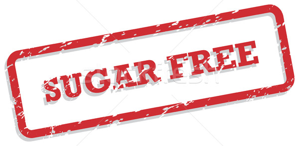 Sugar Free Rubber Stamp Stock photo © THP