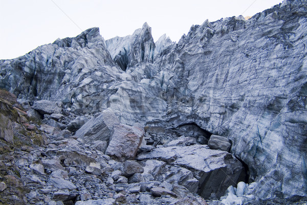 Glaciar rock nieve hielo luz viaje Foto stock © THP