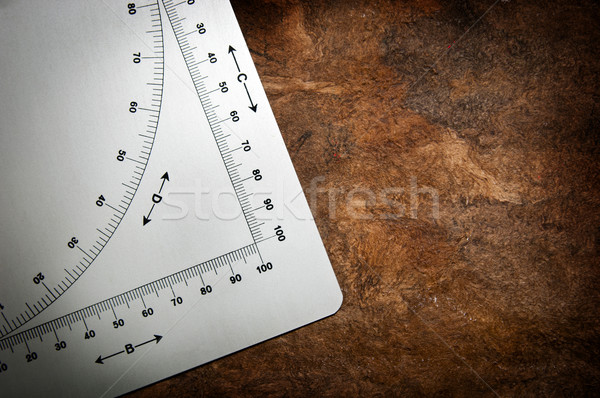 Matematica formula vecchio goniometro stile Foto d'archivio © THP