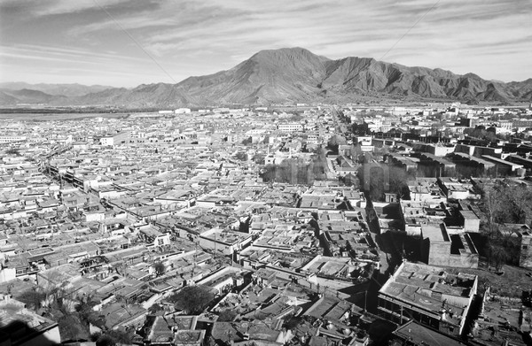 Miasta jeden miasta tybet miejskich asian Zdjęcia stock © THP