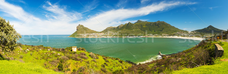 Panorama Cidade do Cabo África do Sul oceano Foto stock © THP