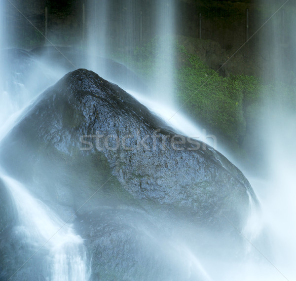 Foto stock: Cascada · rocas · fondo · agua · viaje