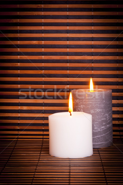Candles and Bamboo Stock photo © THP